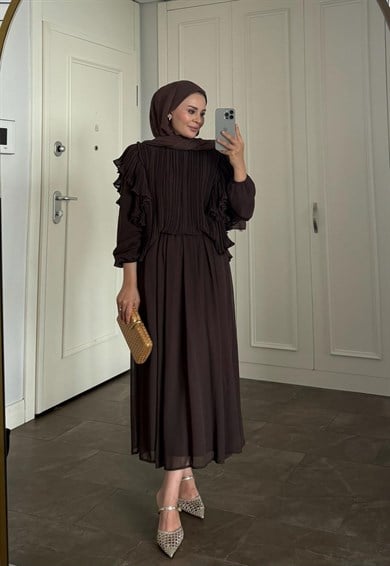 Wome Etekli Takım Kahverengi