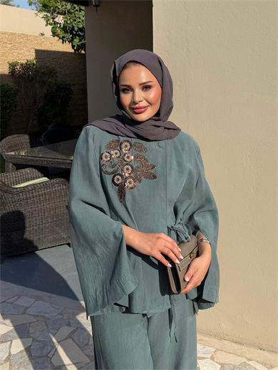 Olive Takım Petrol Yeşili