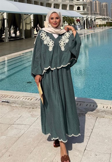 Gant Etekli Takım Petrol Yeşili