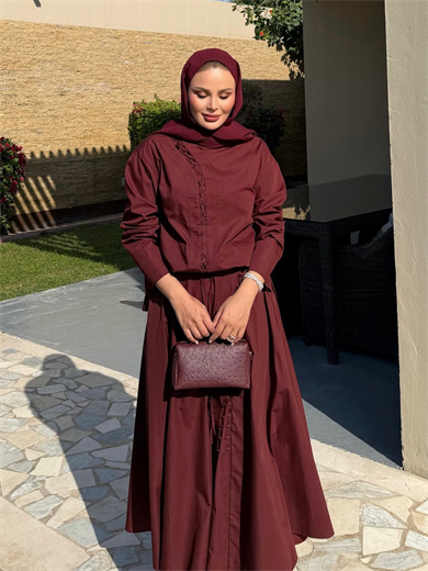 Sokrat Etekli Takım Bordo