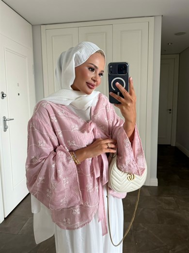 Elena Pantolonlu Takım Pembe 