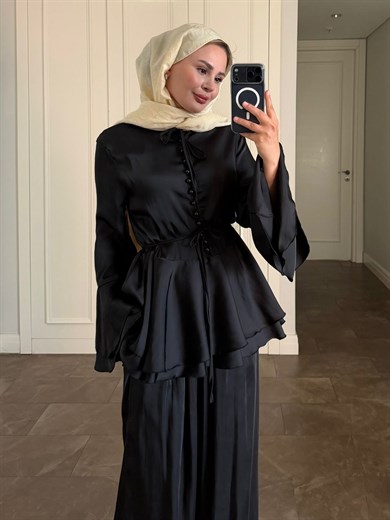 Swap Pantolonlu Takım Siyah