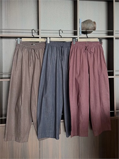 Barrel Denim Pantolon Lacivert