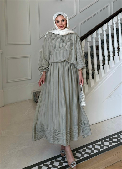 Sienna Etekli Takım Mint Yeşili