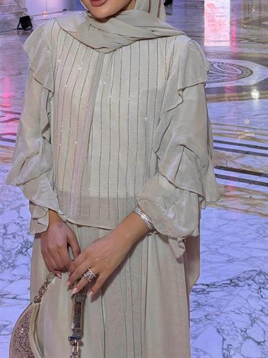 Mia Etekli Takım Bej 