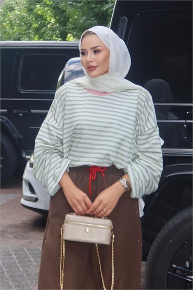 Basic Sweatshirt Yeşil