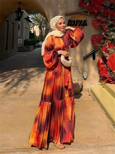 Zaina Elbise Turuncu