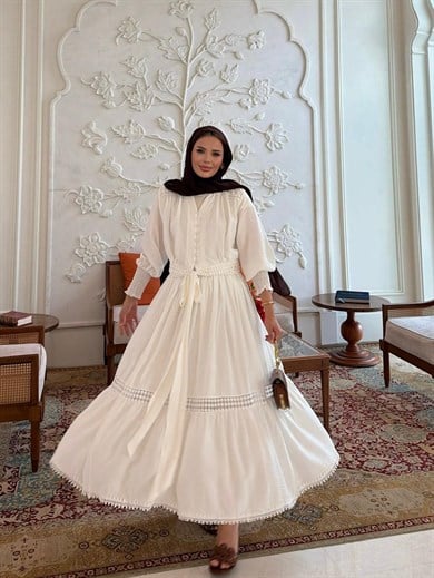 Arya Etekli Takım Ekru