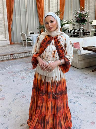 Lilas Elbise Turuncu 