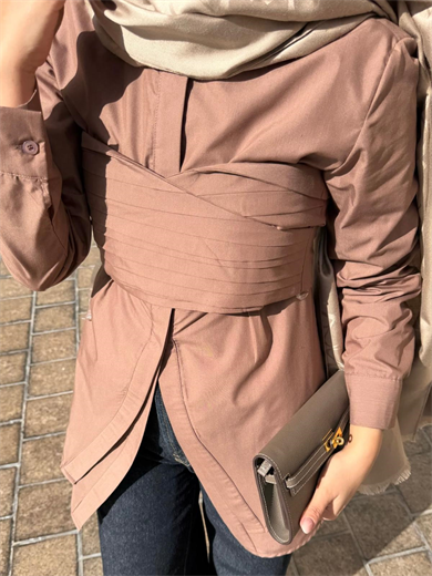 Street Gömlek Kahve 