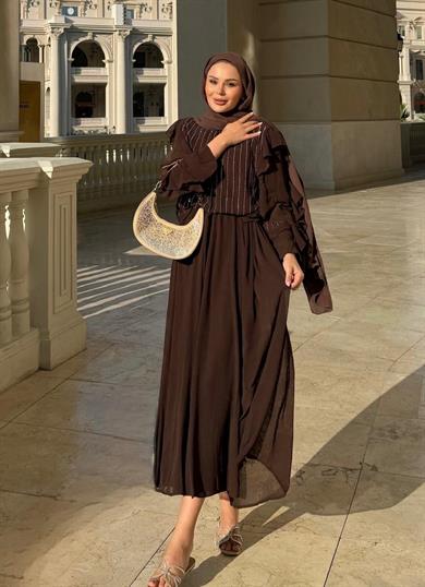 Mia Etekli Takım Kahve 