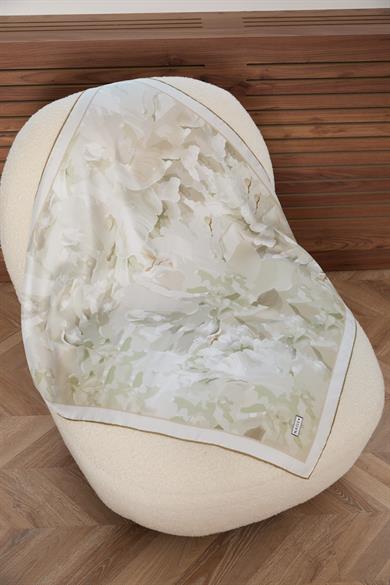 AMBİANCE TWİLL İPEK EŞARP YEŞİL 