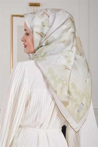 AMBİANCE TWİLL İPEK EŞARP YEŞİL 