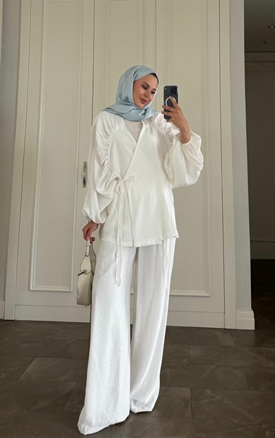 Ferino Tensel Takım Ekru