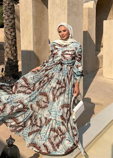 İris Elbise Su Yeşili