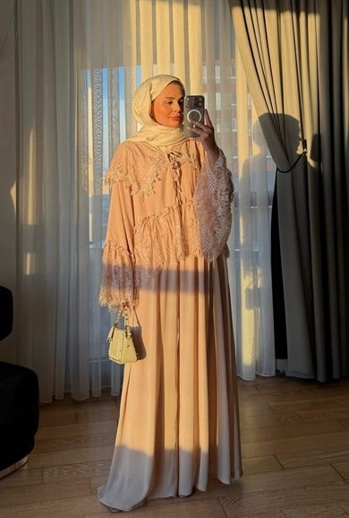 Lolly Pantolonlu Takım Bej