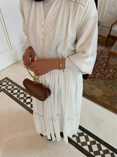 Arya Etekli Takım Ekru