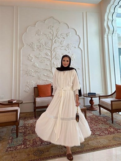 Arya Etekli Takım Ekru