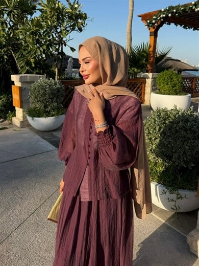 Beta Etekli Takım Mürdüm 