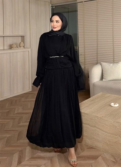 Basel Elbise Siyah