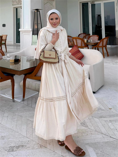 Arya Etekli Takım Bej