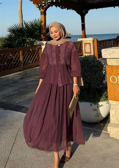 Beta Etekli Takım Mürdüm 