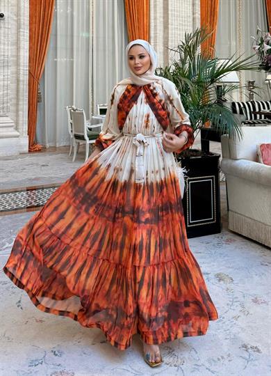 Lilas Elbise Turuncu 