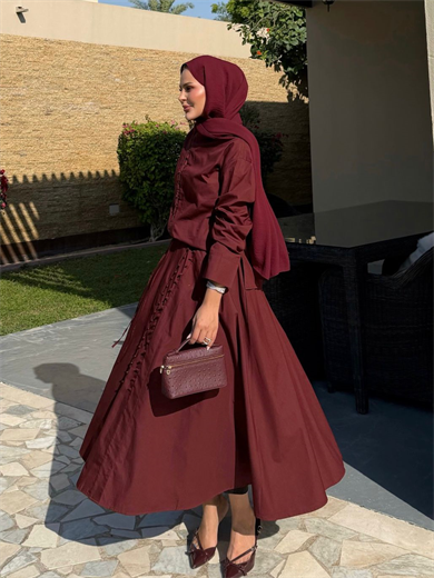 Sokrat Etekli Takım Bordo