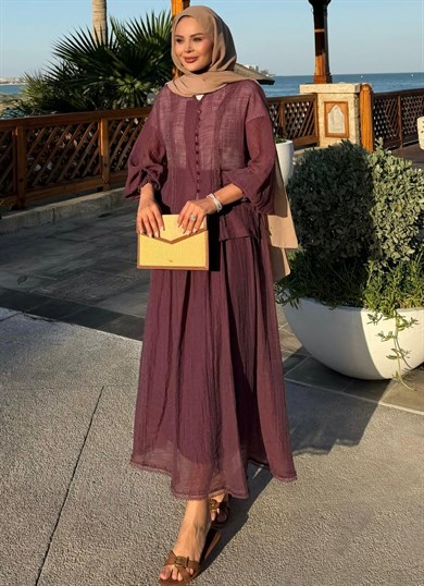 Beta Etekli Takım Mürdüm 