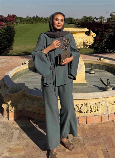 Olive Takım Petrol Yeşili