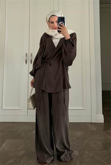 Ferino Tensel Takım Kahve