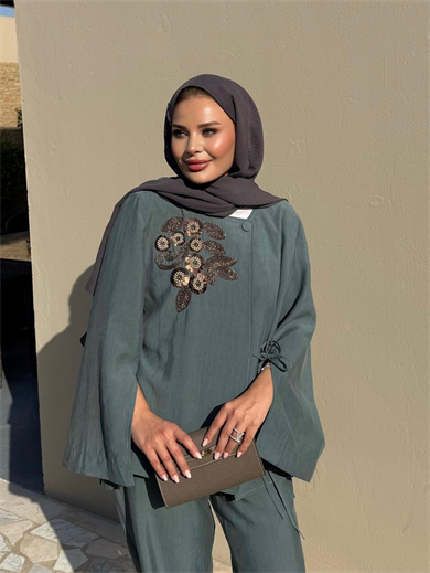 Olive Takım Petrol Yeşili