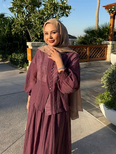 Beta Etekli Takım Mürdüm 