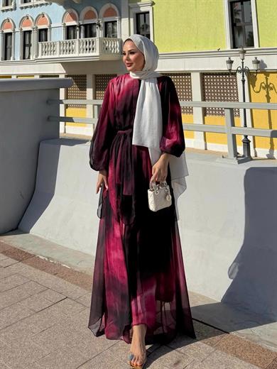 Rose Elbise Mürdüm 