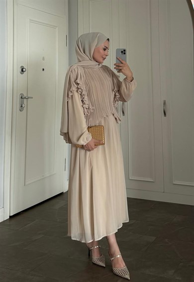 Wome Etekli Takım Bej