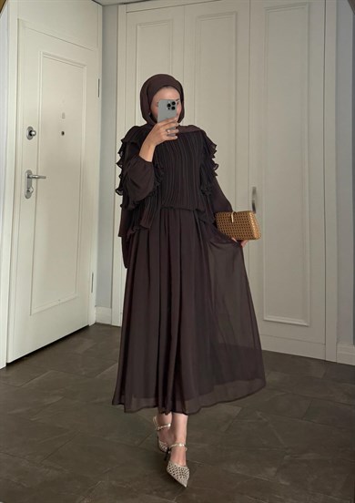 Wome Etekli Takım Kahverengi