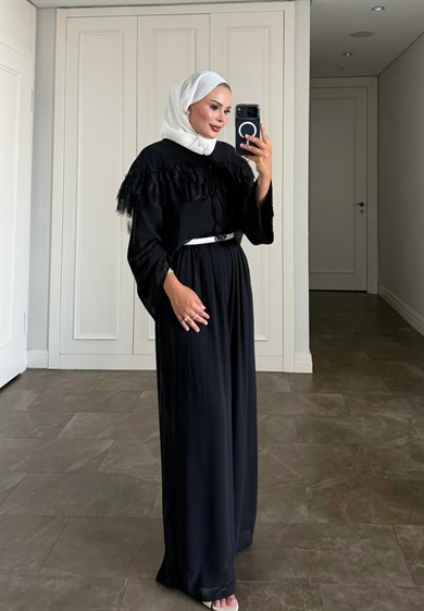 İvana Pantolonlu Takım Siyah