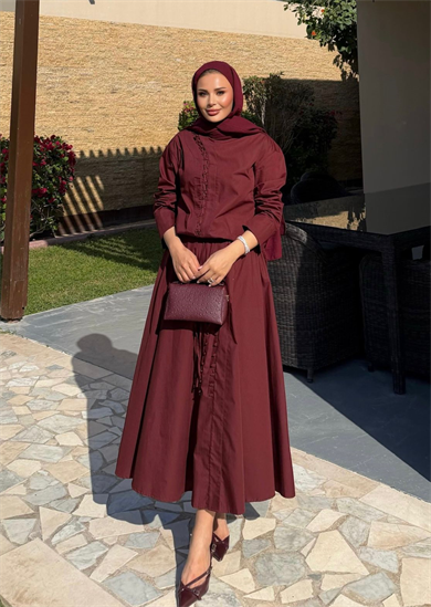 Sokrat Etekli Takım Bordo