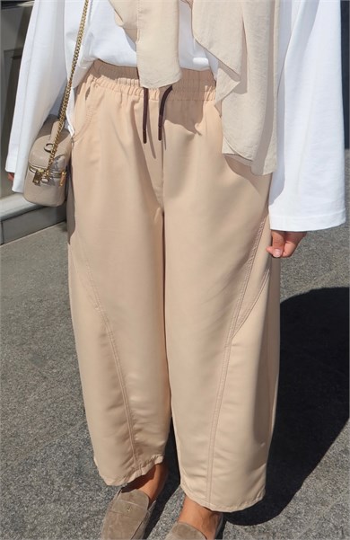 Kanvas Pantolon Camel