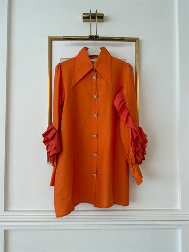 Flow Gömlek Turuncu 