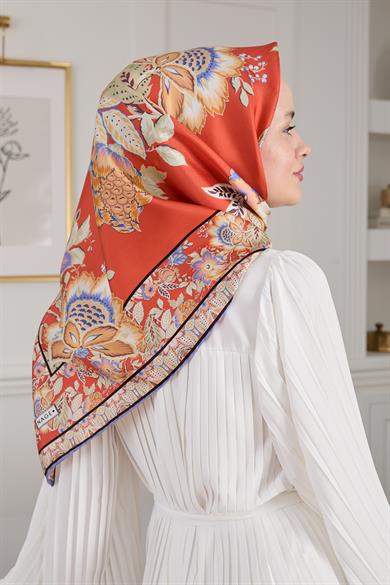 ETRO TWİLL İPEK EŞARP KİREMİT