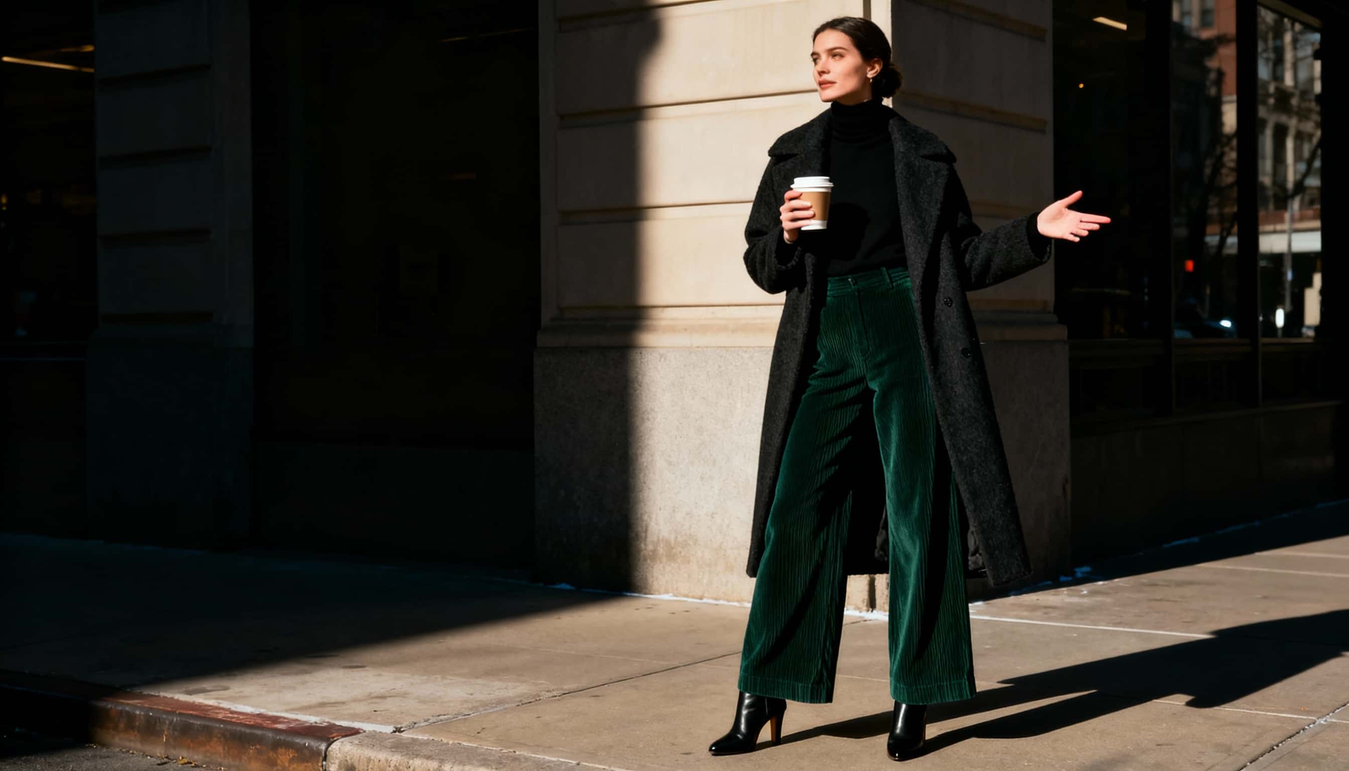 Tarz Kadife Pantolon Kombin Önerileri