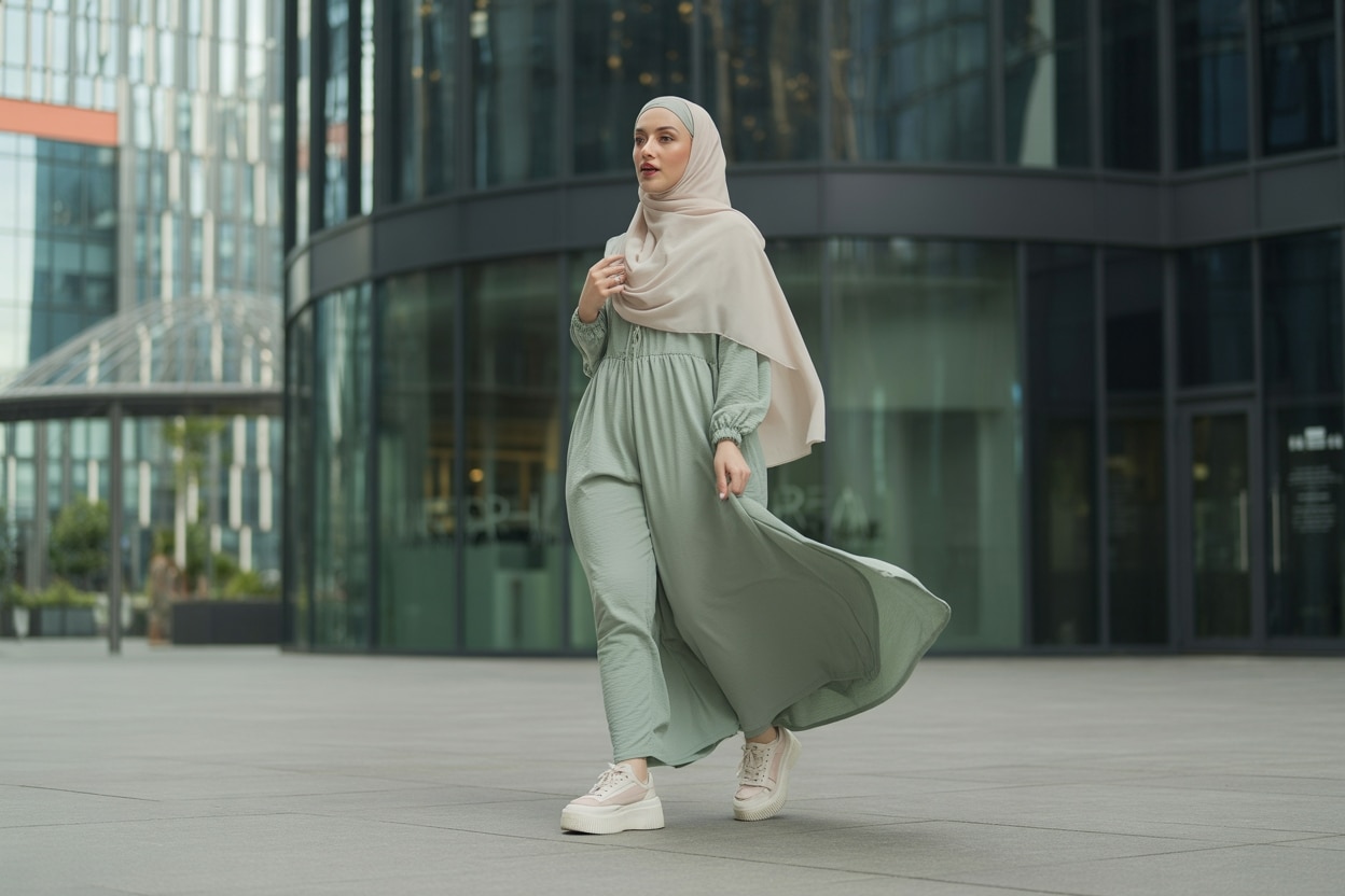 Günlük Tesettür Spor Kombin