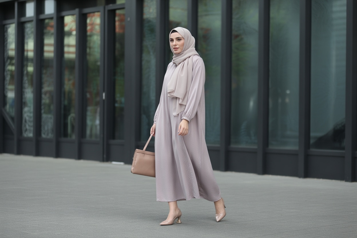 Tesettür Abiye Altına Nude Ayakkabı