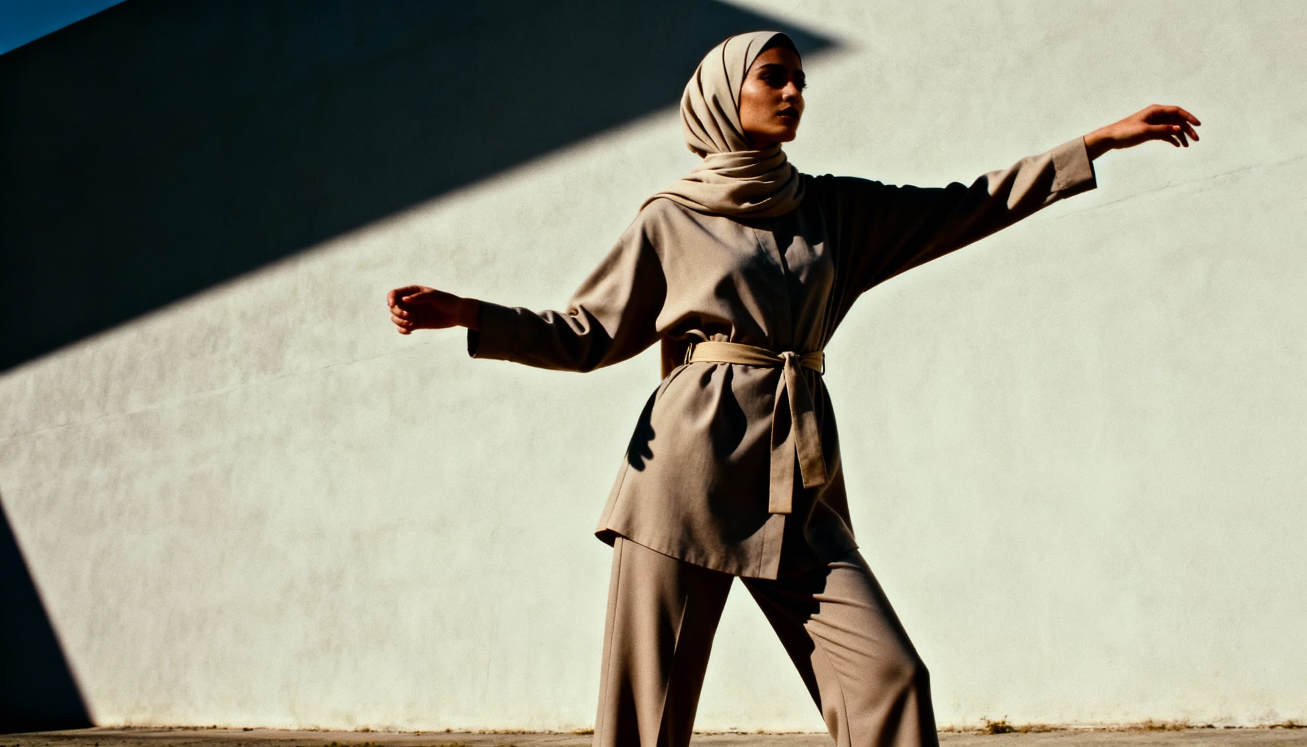 Tunik Kombinlerine Uygun Şal/Eşarp Kullanımı