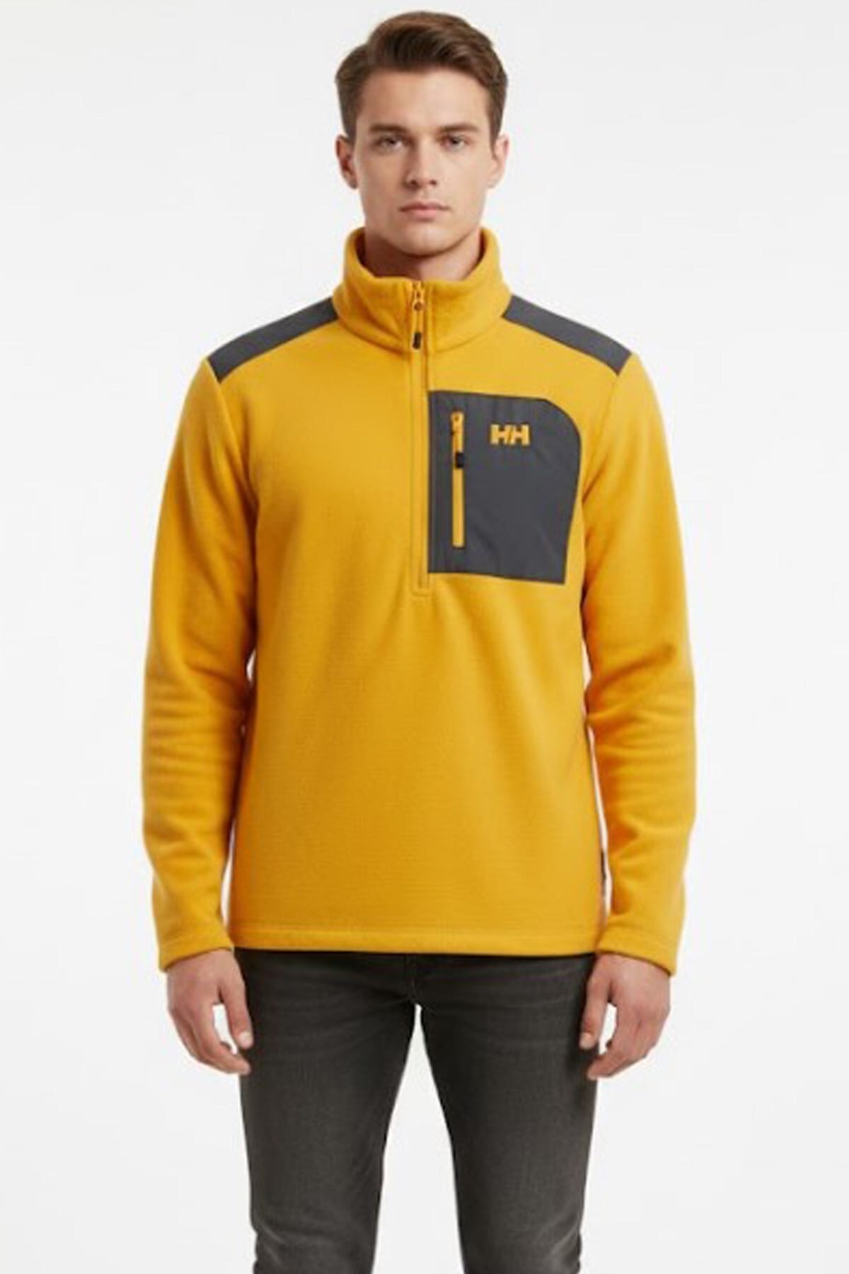 Erkek Block Polar Sweatshirt