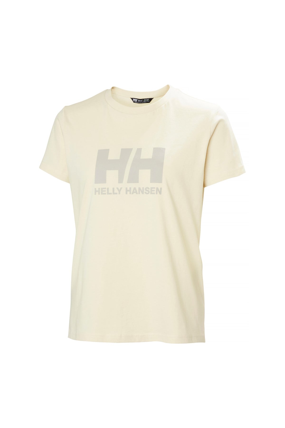 Hha.54593_helly Hansen W Hh Logo T- Krem Bisiklet Yaka Normal Düz Kadın T-shirt