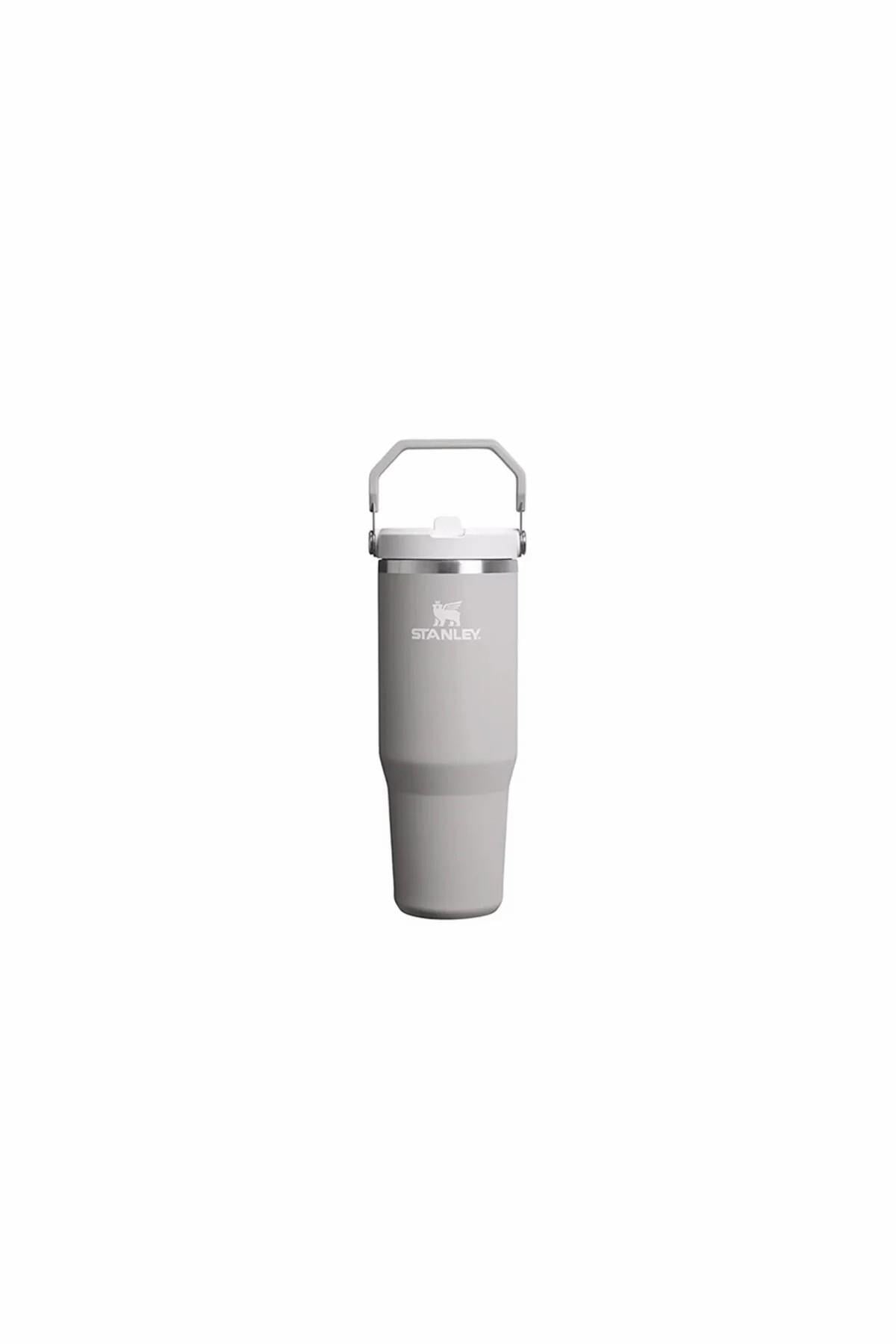 Iceflow Flip Straw Pipetli Termos Bardak 0,89 Lt Gri