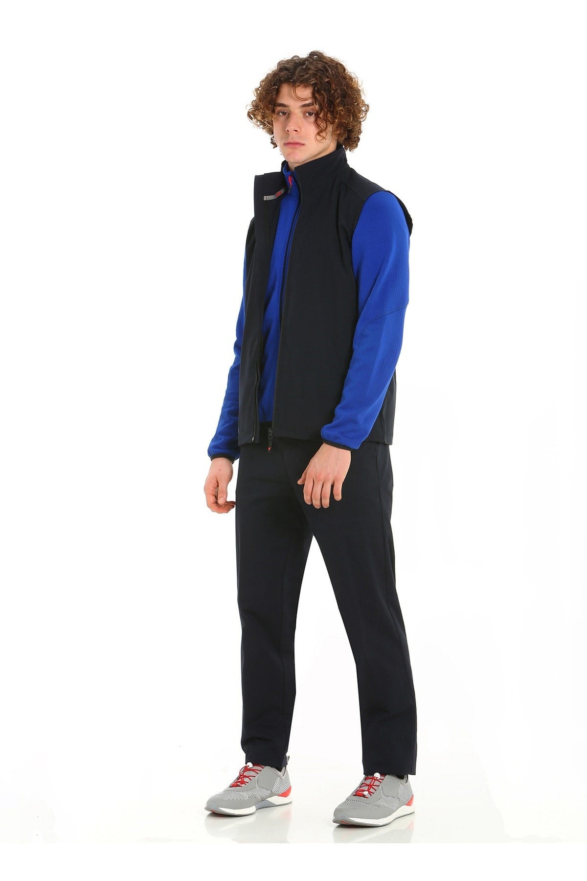 Lacivert Erkek Dik Yaka Regular Fit Yelek A126002S00_ACT SOFTSHELL VEST