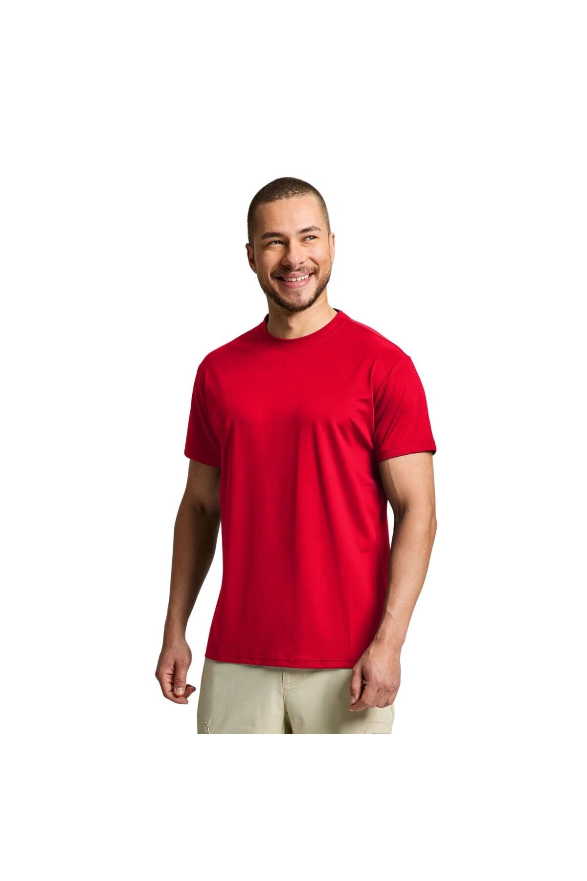 Tech Pique Erkek Kırmızı Tişört ERKEK T-SHIRT A112005S01